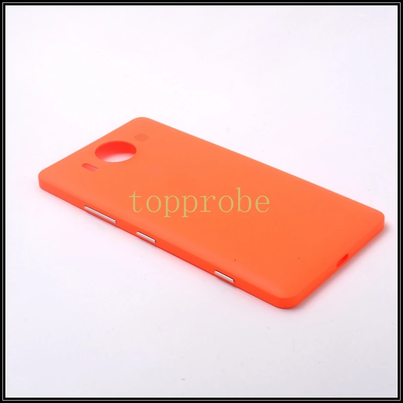 Оригинальная задняя крышка на батарейке для Nokia 950, задняя крышка для microsoft lumia 950, задняя крышка, чехол+ 1 шт., пленка на экран - Цвет: Orange