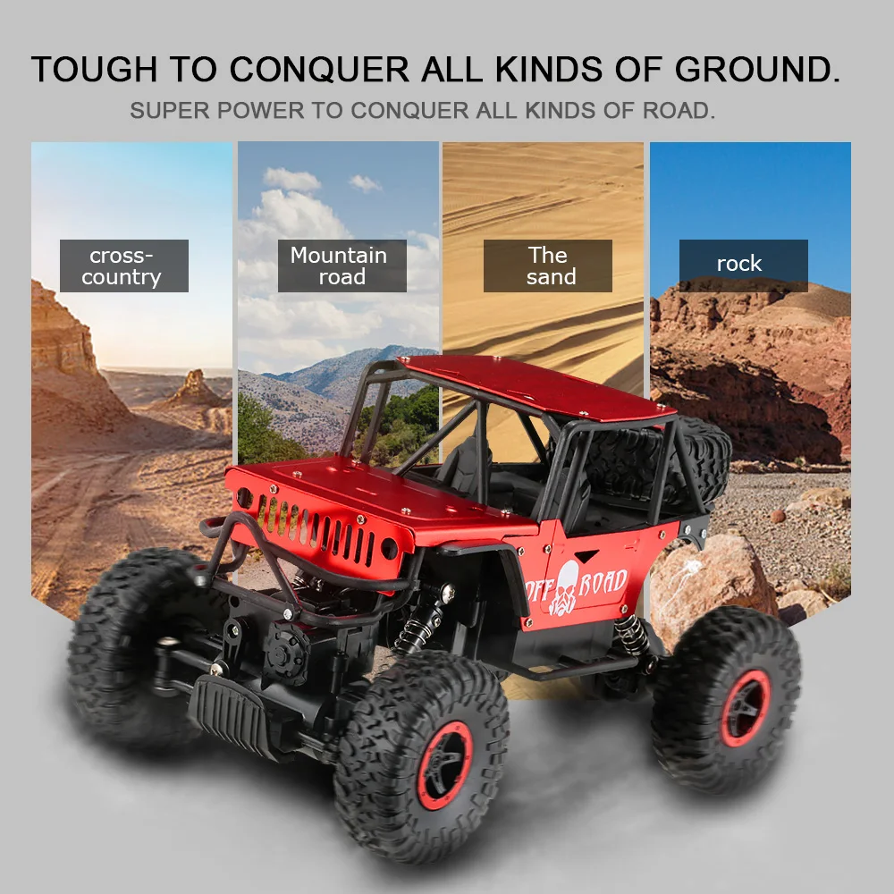 Flytec NO.699-115 Радиоуправляемая машина 1/18 4WD 2,4G металлический корпус для внедорожника Rock Crowler альпинистские автомобили RTR Voertuig RC игрушки в подарок