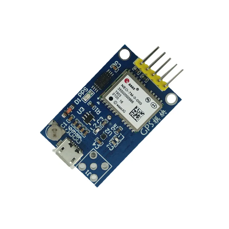 1 шт. gps модуль NEO-7N вместо NEO-6M UBLOX спутниковый позиционер навигации для Arduino/STM32/51