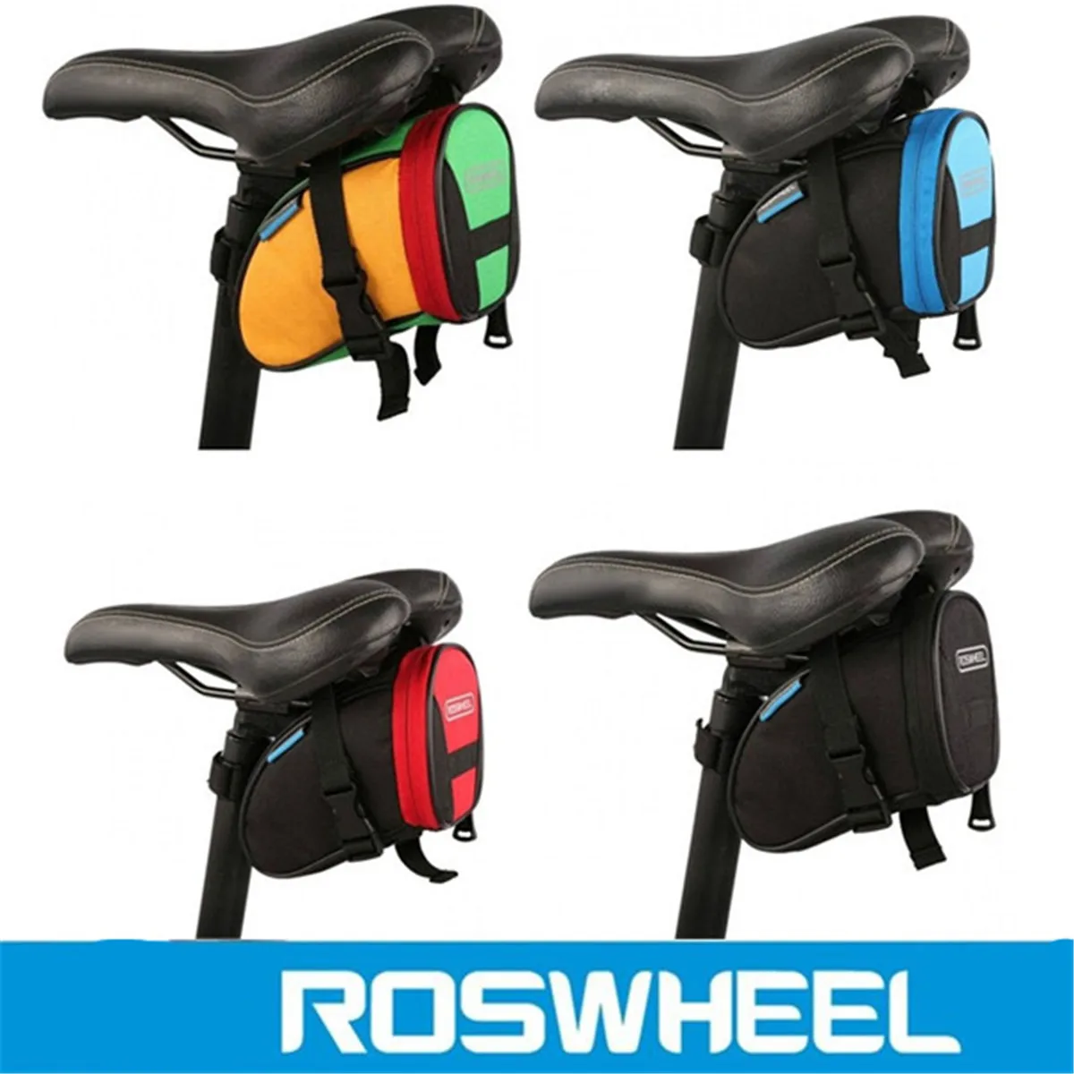 

Mountain Bike Cycling Rear Saddle Pouch Basket Cycle Seat Pack Bicycle Rear Panniers Tool Bags Bicycle Packs Back Tube Bags
