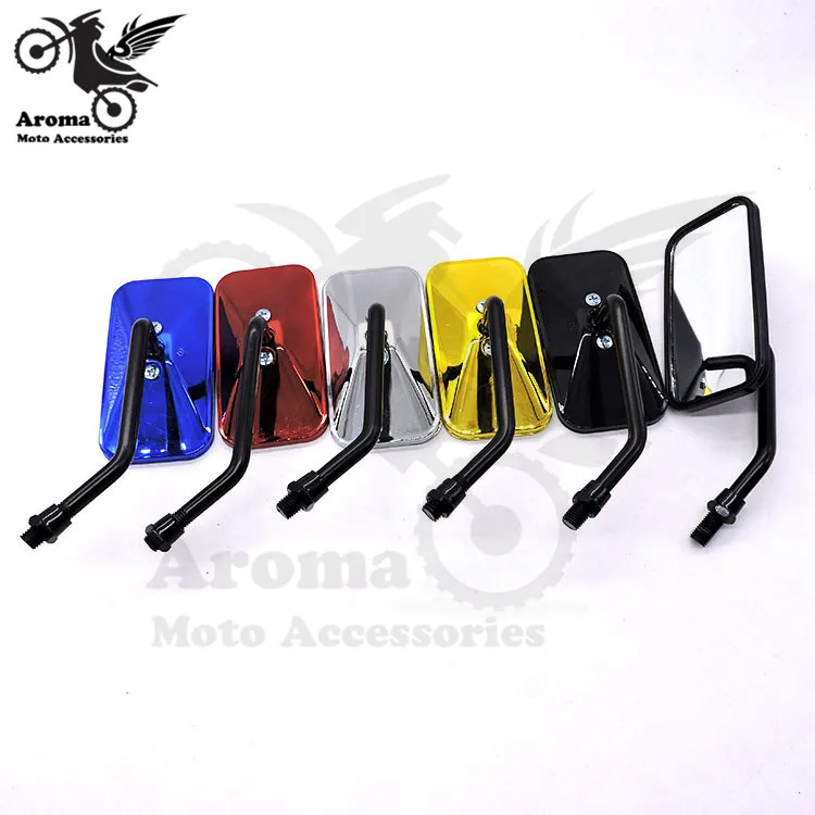 Доступно 5 цветов скутер зеркала Версаль Moto rbike зеркала для Honda Suzuki Ymaha Kawasaki Moto rcycle зеркалом заднего вида Moto