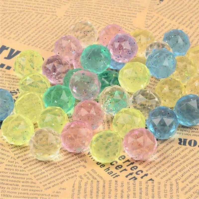 10 шт Красочный лунный мяч с высоким отскоком эластичные жонглирующие прыгающие