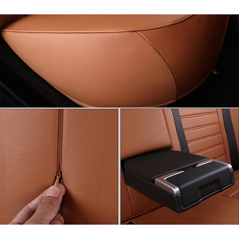 custom auto High quality Leather car seat cover for Porsche Cayman Cayenne Macan Panamera Boxster c