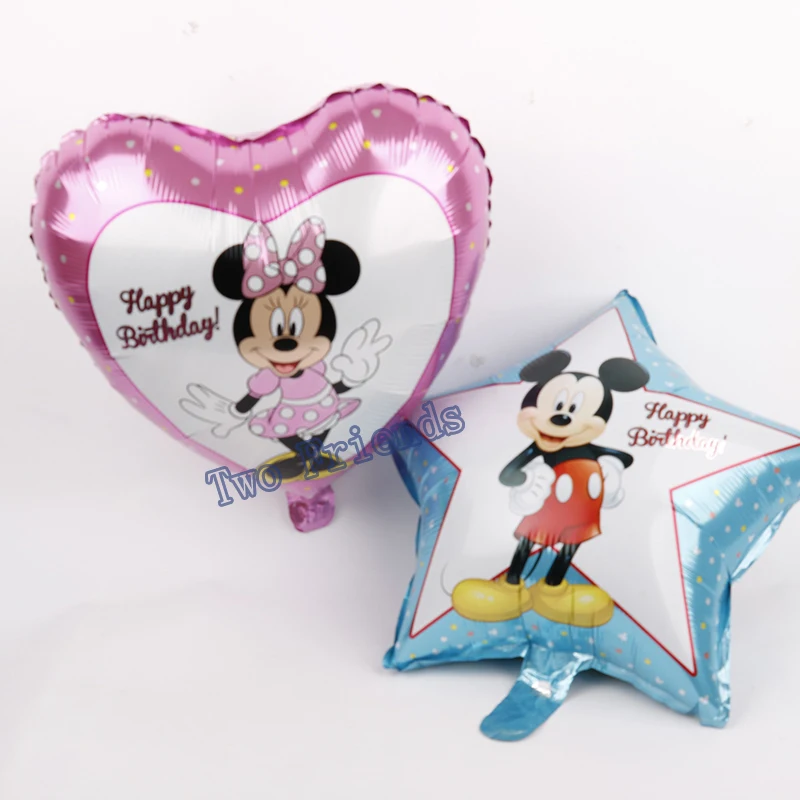 Микки и Минни Маус номер клипсы для воздушных шаров baby shower 1st День рождения
