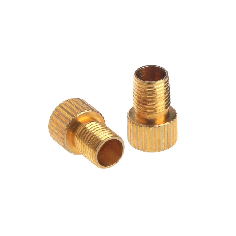 

2pcs Copper Presta To Schrader Bicycle Cycle Pump Tube Valve Adapter Converter
