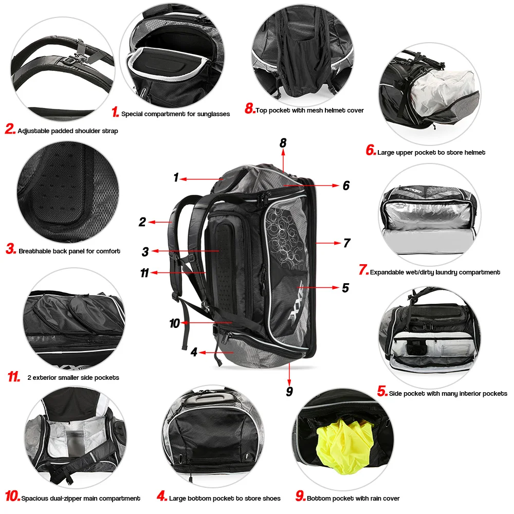 Us 99 39 48 Off 70l Camping Bags Cycling Transition Triathlon Backpack Bag Bicycle Bike Tri Outdoor Riding Traveling In Climbing