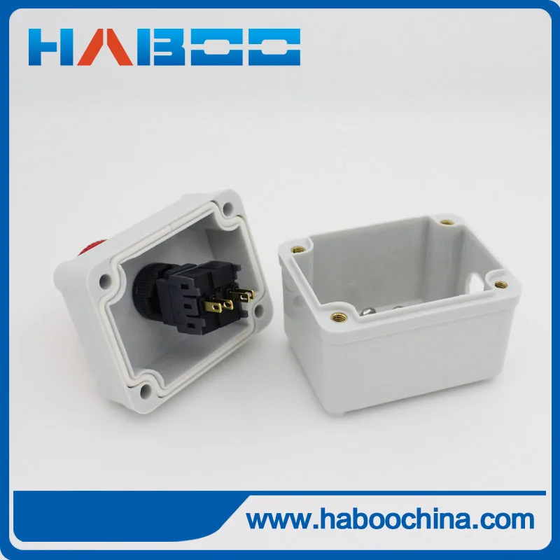1 комплект HABOO 16 мм аварийный выключатель + коробка 1NO 1NC|switch switch|box switchswitch box |