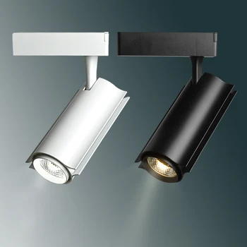 

Hoonia High Quality LED Track Lighting 220V Track Light COB 7W 12W 15W 20W 30W Rail Spotlight