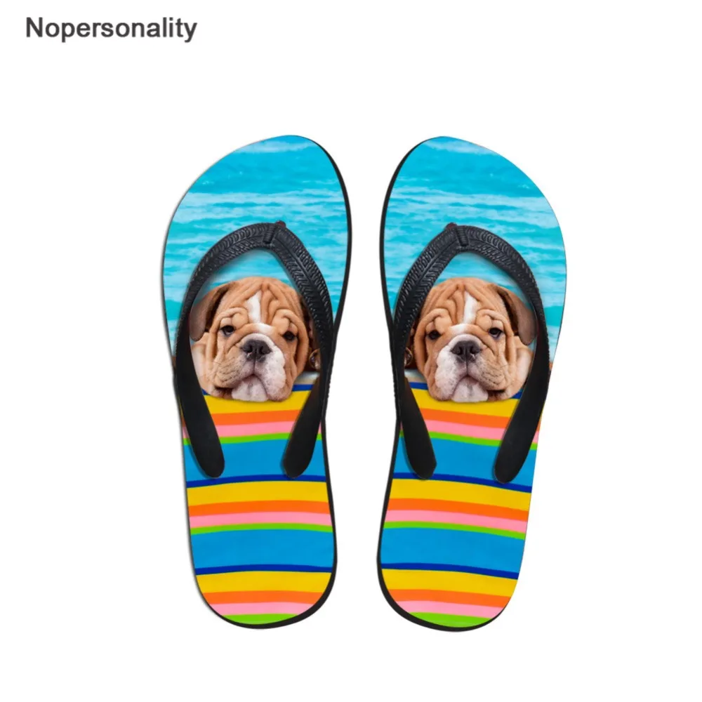 animal flip flops ladies