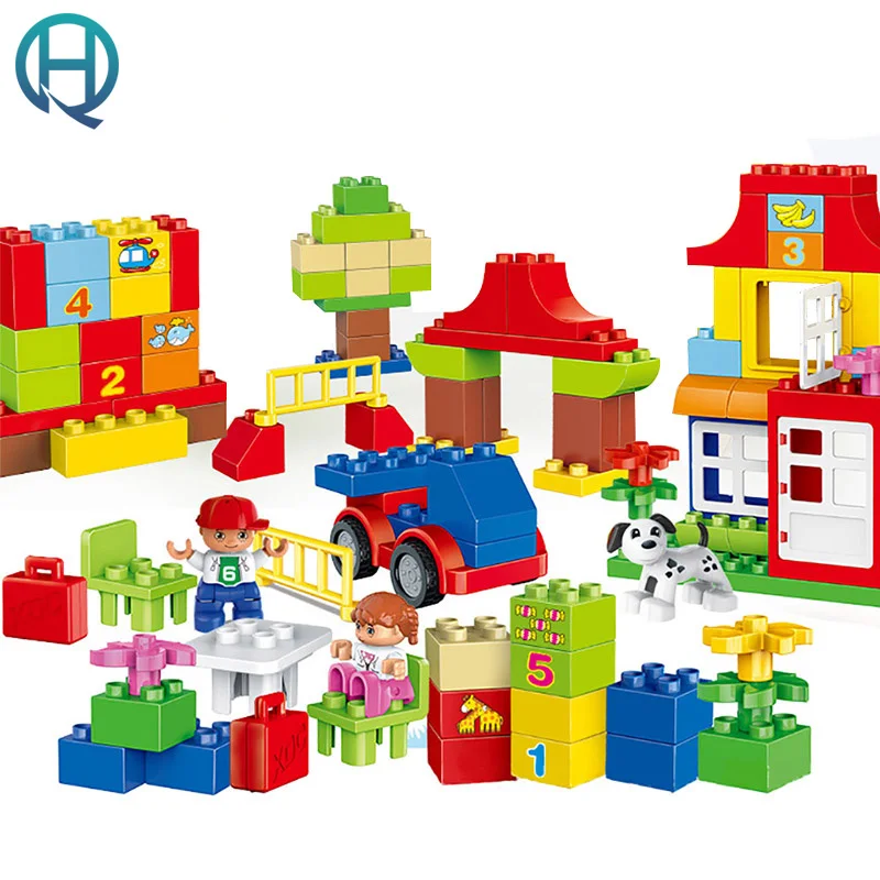 HuiMei Fun Learning Paradise Big Building Blocks Bricks Baby Early Educational Learning Train Birthday Toys for Kids Children baby-building-blocks : image HuiMei Fun Learning Paradise Big Building Blocks Bricks Baby Early Educational Learning Train Birthday Toys for Kids Children baby-building-blocks