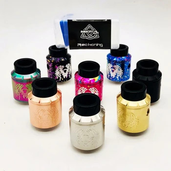

CYAN Reckoning RDA Atomizer Drip Mouthfeel Rebuildable Dripping Tank with Adjustable BF Pin VS Apocalypse Reckoning RDA Atomizer