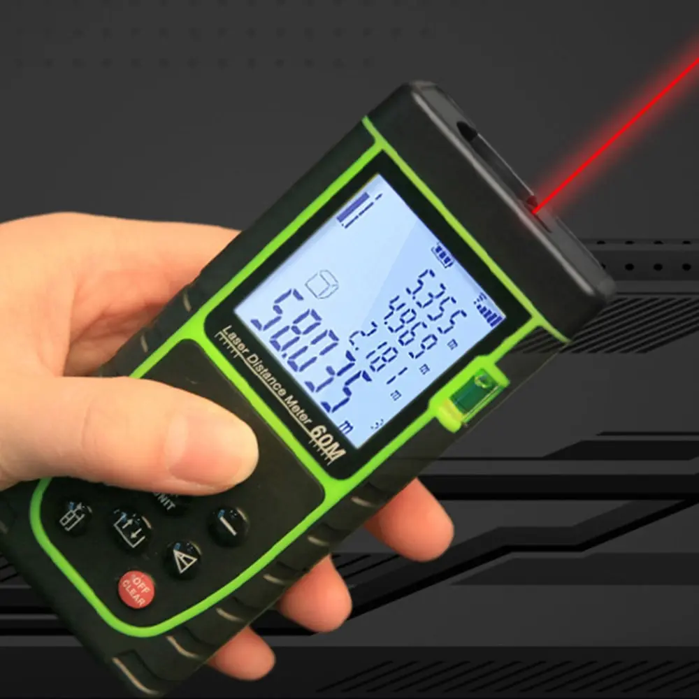Laser Rangefinder 60m Laser Distance Meter Digital Trena Laser Tape Range Finder Build Measure Device Ruler Laser Rangefinder 60m Laser Distance Meter Digital Trena Laser Tape Range Finder Build Measure Device Ruler
