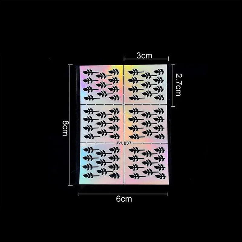 23 типа неправильной сетки трафарет многоразовый дизайн ногтей винилы полые наклейки штамповка шаблон инструменты для ногтей DIY маникюр