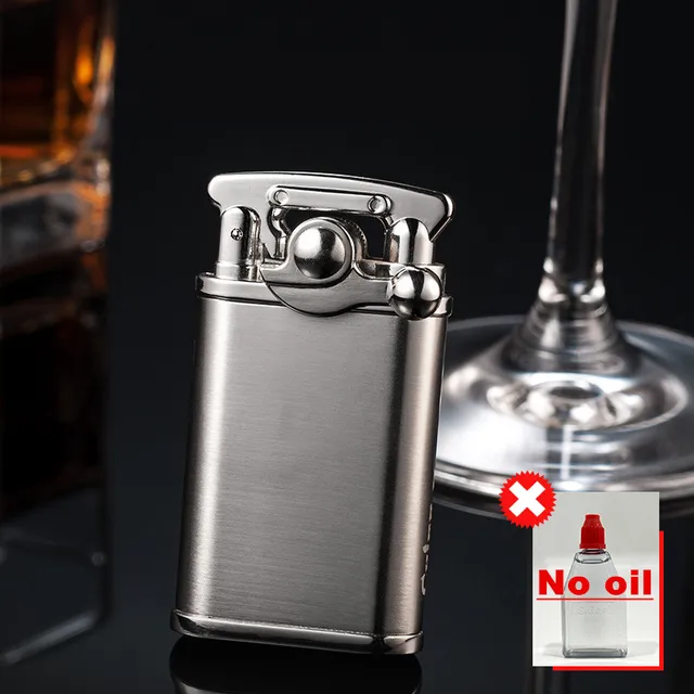 Buy Luxury Creative Stainless Steel Kerosene Lighter Original Oil Gasoline