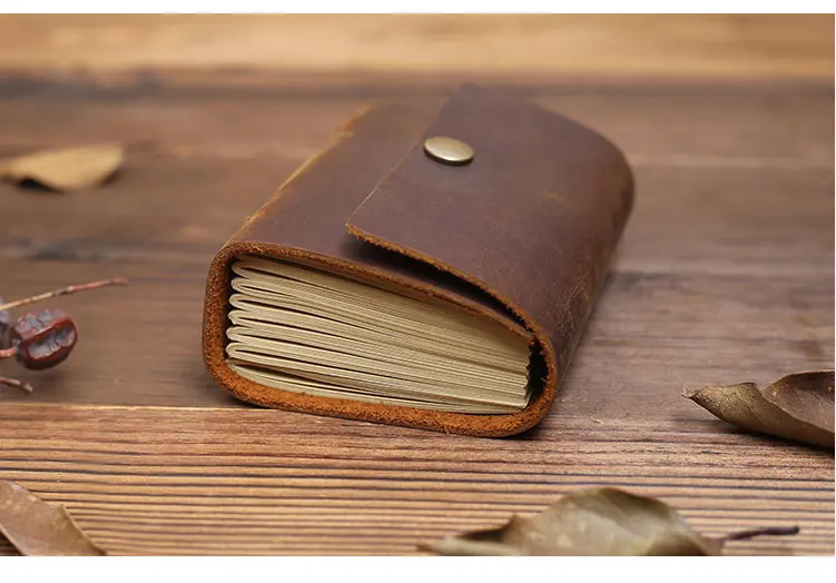 Маленький мини карманный размер кожаный блокнот Прекрасный Подарочный дневник на день рождения для бойфренда ремесло пустой блокнот со страницами