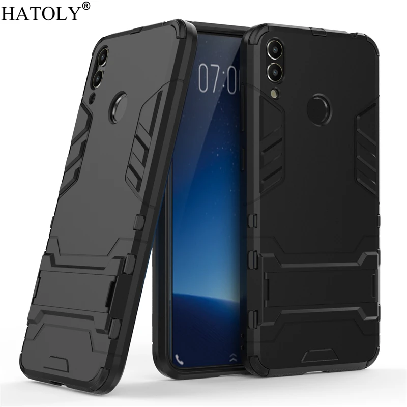 Для Huawei Honor 8C Чехол резиновый робот Броня корпус ПК Жесткий для задней панели
