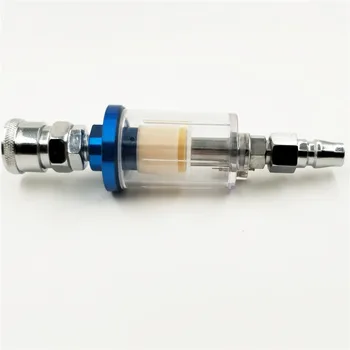 

Spray Gun Air Regulator Gauge & In-line Water Trap Filter Tool Oil and water separator filter 1 set Free Shipping