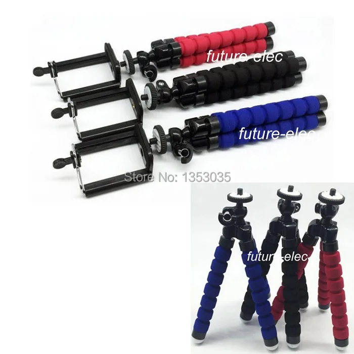 SmartPhone Holder Stand Octopus Leg Flexible Tripod Bracket Mount Adapter For Canon Nikon Sony Micro Digital Camera Card Machine