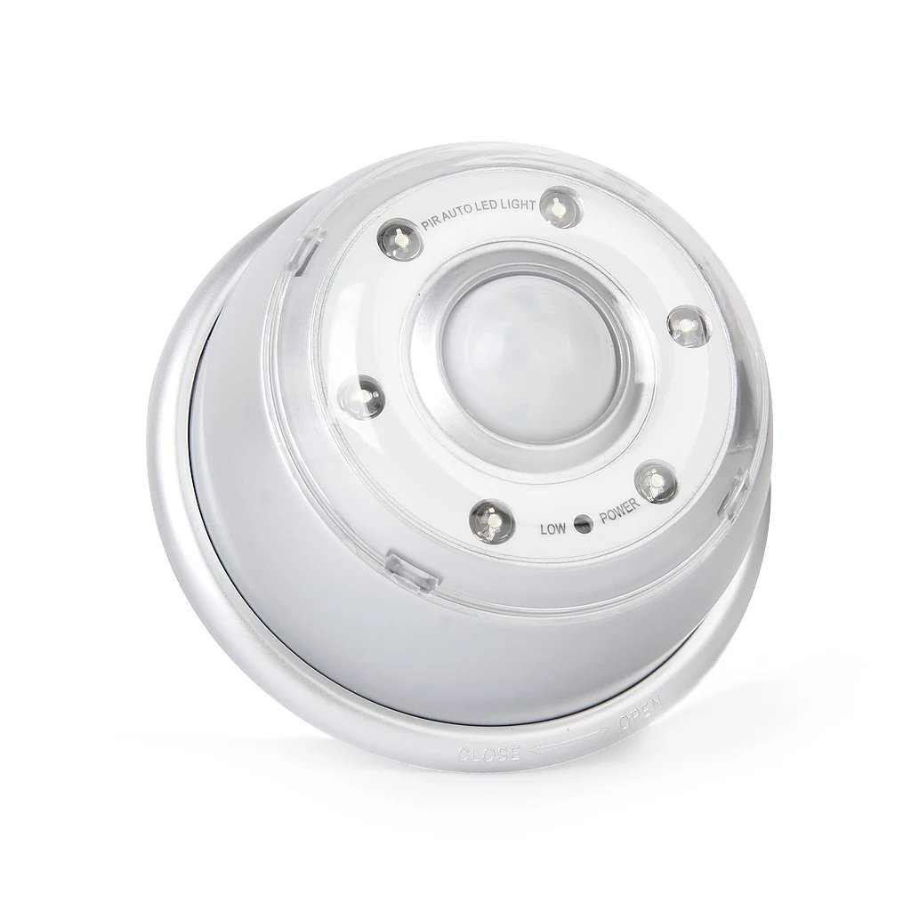 1Pcs Low Price Wireless Pir Infrared Auto Sensor 6 LED Night Light Lamp Motion Detector