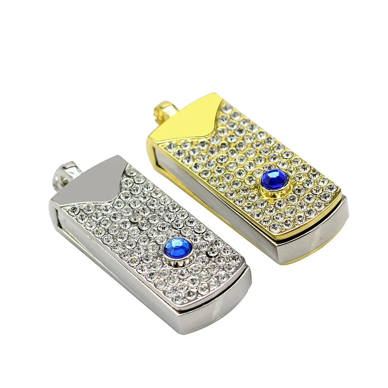 Настоящее Ёмкость Jewelry С кристалалми и стразами Memory Stick USB флэш-накопитель 64 ГБ 32 ГБ 16 ГБ 2.0 Mini USB 128 ГБ флешки подарок для девочки