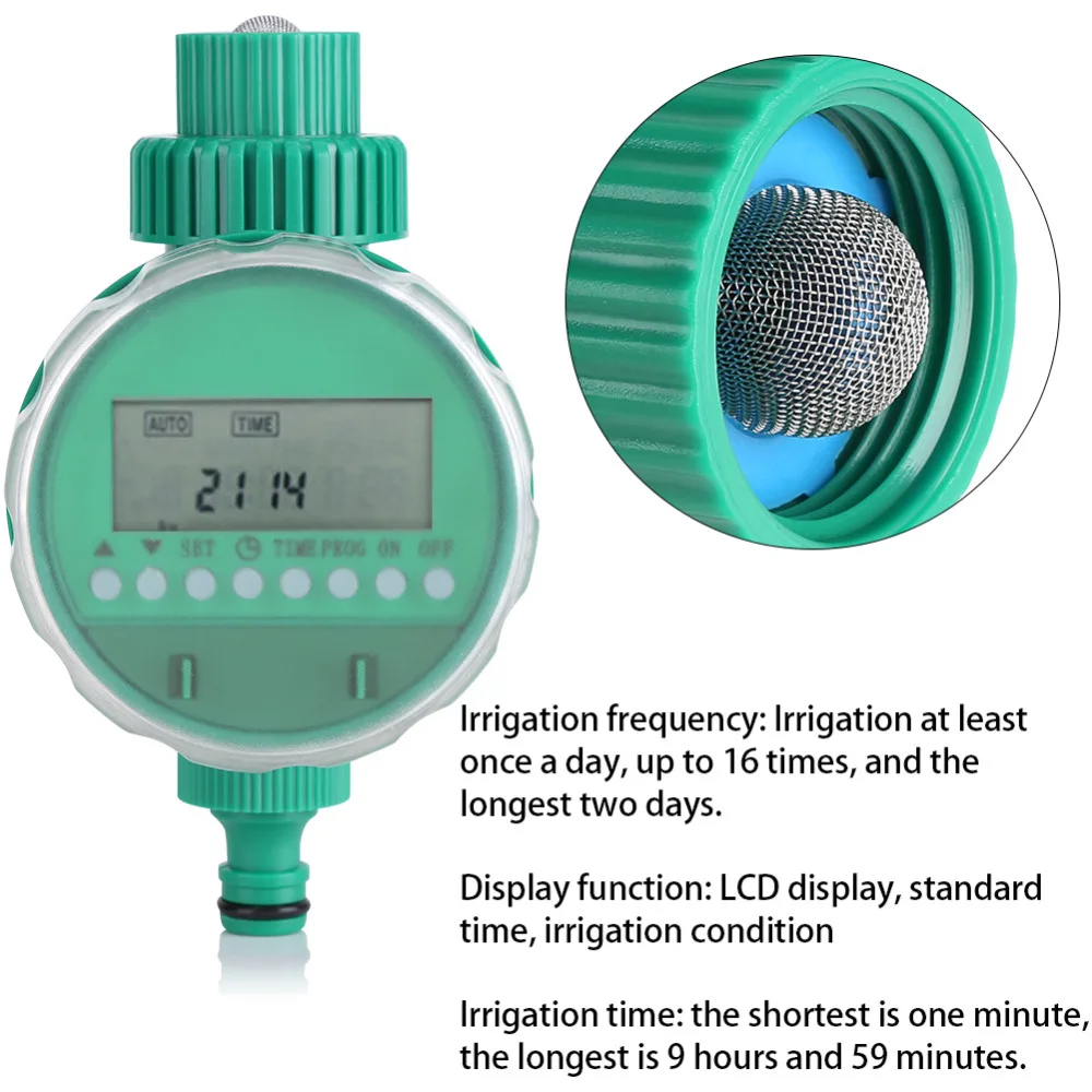Цифровой таймер для полива сада, автоматический электрический регулятор времени, интеллектуальный контроллер для полива цветов, таймер для сада, горячая распродажа