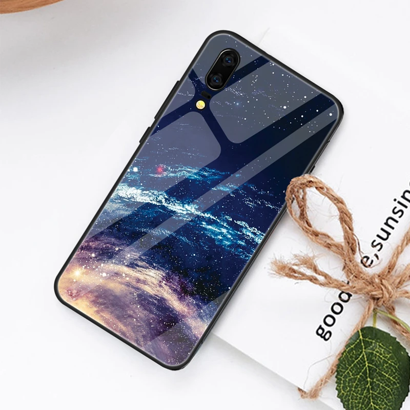 Чехол из закаленного стекла для huawei P20 Lite P20 Pro Nova 3 3i mate 20 P30 Pro P30 Love Heart полная защита для Honor 8X чехол - Цвет: 15