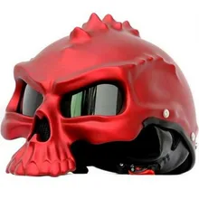 (1pc&11colors) DOT Approval Masei CG489 Brand Motorbike Half Face Skull Helmet Motorcycle Helmets Capacetes Casco Retro Casque