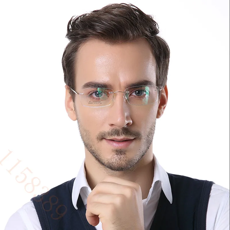 2017 Nieuwe Merk Ultralichte Titanium Brilmontuur Mannen Rack Randloze  Brillen Frame Vrouwen Bril Bijziendheid Fotolijst Oculos|frame  oculos|glasses myopiamyopia brand - AliExpress