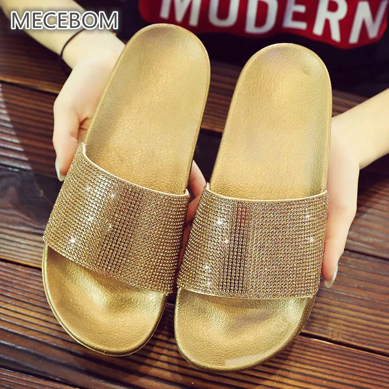 

Summer Outdoor Women Slippers Bling Bathroom Platform Non slip Woman Shoes EVA Light Comfortable Home Slippers Candy color 5045W
