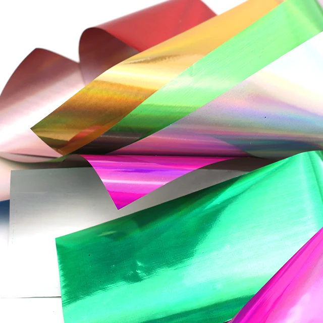 

7 Sheets Nail Art Foils 4*20cm Holographic Transfer Wrap Sticker Colorful Starry Sky Manicure DIY Nail Tips Decoration Set