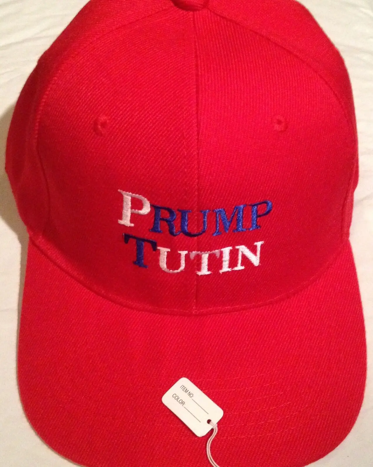 

President Trump PUTIN Hats Caps PARODY Inspired PRUMP TUTIN ElectIon