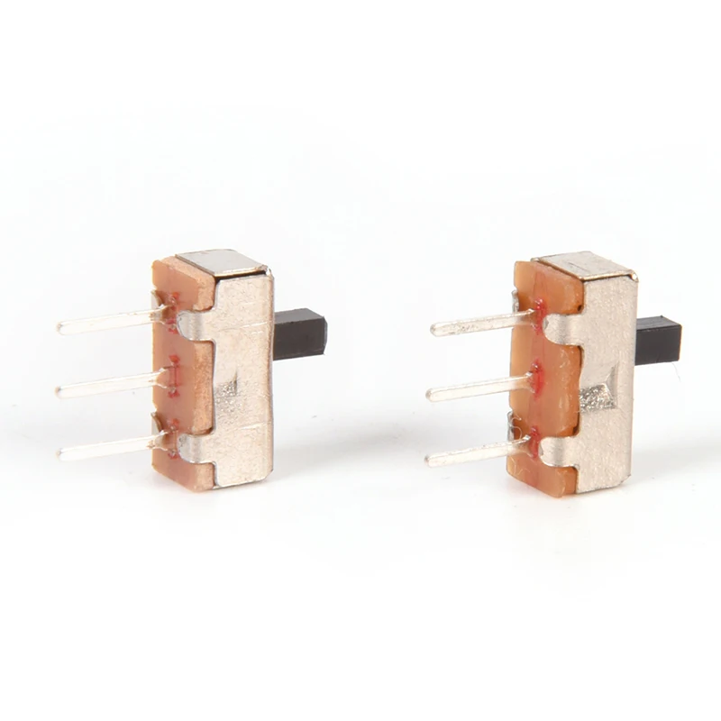 40 шт. 2 положения SS12D00G3 скользящий переключатель SPDT 1P2T 3Pin PCB панель мини