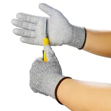 Горячие анти-Резные Перчатки безопасные устойчивые к порезам ударопрочные проволочная металлическая сетка из нержавеющей стали мясник порезостойкие защитные перчатки