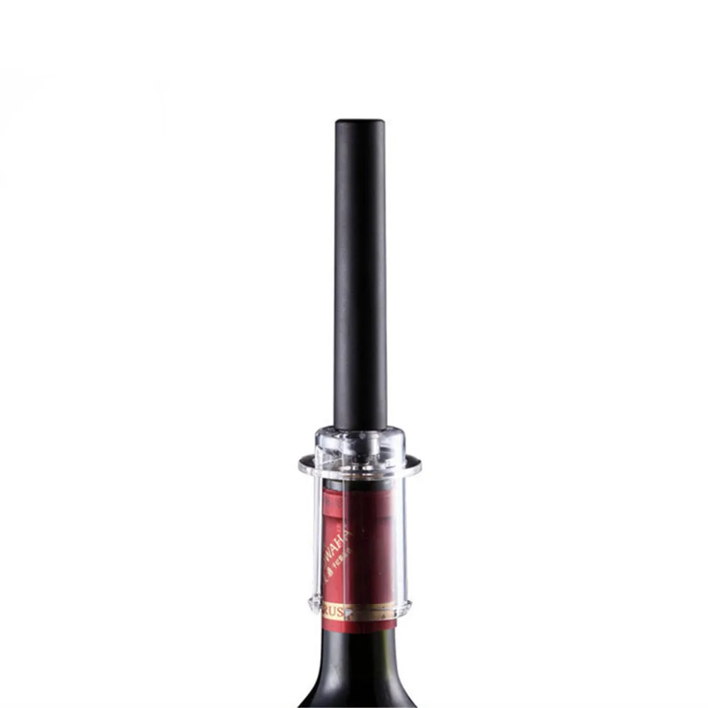 1 Piece Air Pump Simple Design Red Wine Opener ABS Air Pressure Stainless Steel Pin Type Bottle Pumps Corkscrew Cork Out Tool