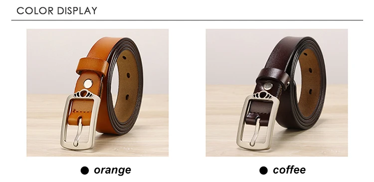[LFMB]women genuine leather fashion all-match belt Leather women belt famale cowhide leather Pin buckle waistband belts1