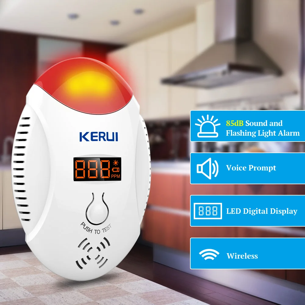 KERUI TFT цветной экран W18 WIFI GSM сигнализация Домашняя безопасность приложение