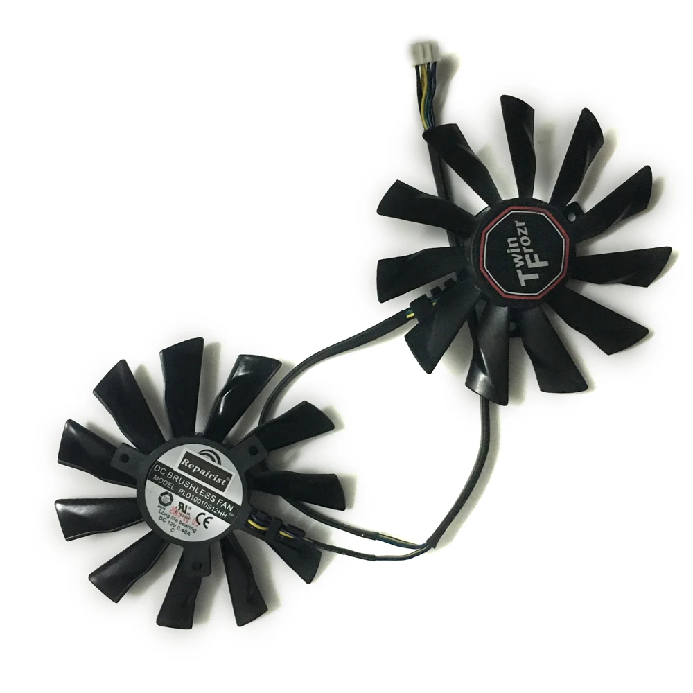 Замена PLD10010S12HH 95 мм 4Pin 12V 0.4A охлаждающий вентилятор для Графика карты MSI R9 290X 280X 270X