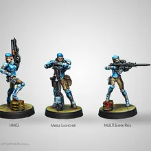 [Loong Way миниатюры] Corvus Belli Бесконечность 0492 FUSILIERS 32 мм металлический Миниатюрный