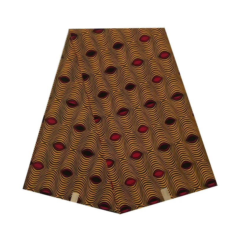

2019 best quality veritable dutch Printed in fabric African wax block 100% cotton 6yards nice design for african woman V-L 592