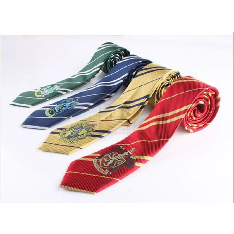 

2019 Hot Harry Potter Tie Cosplay Accessories College Necktie Gryffindor Slytherin Hufflepuff Gift For Kids Adult Dropshipping