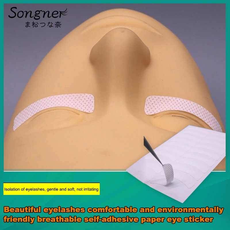 

Grafting Eyelash Special Paper Eye Sticker Isolation Upper And Lower Eyelashes Comfortable Breathable Green Paper Eye Sticker