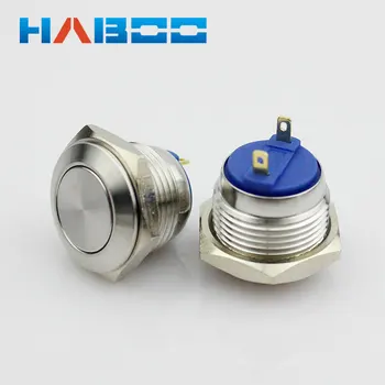 

10pcs/lot IP67 16mm PCB or screw type momentary metal stainless steel push button switch