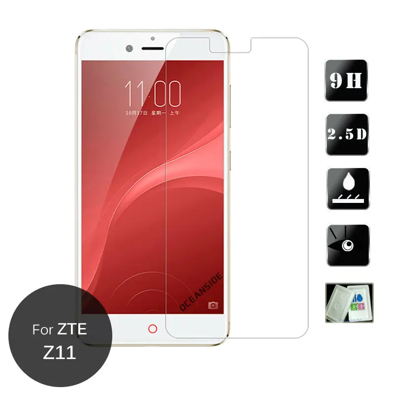 

2PCS For Zte Nubia Z11 Tempered Glass Screen Protector 2.5 9h Safety Protective Film on Z 11 NX531J pelicula de vidro