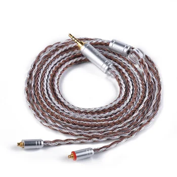 

16 Core Silver Plated MMCX Cable for Shure SE215 SE535 SE846 Earphone 3.5mm 2.5mm 4.4mm Balance for IPhone Xiaomi SONY