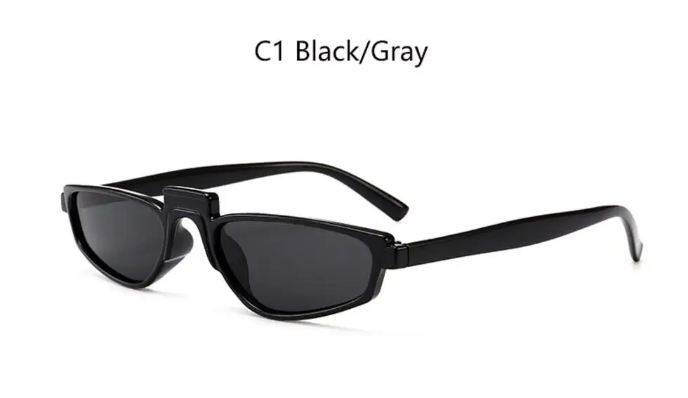 Rihanna очки милые Винтажные белые солнцезащитные очки женские бренды маленькие Ретро прозрачные солнцезащитные очки для женщин красочные линзы 0120 - Цвет линз: C1 black gray