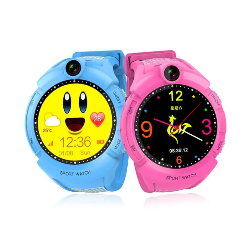 Baby Kids  Russian language Children Smart Watch LBS Location 1.4 Inch Touch Screen Wristwatch Wearable Device