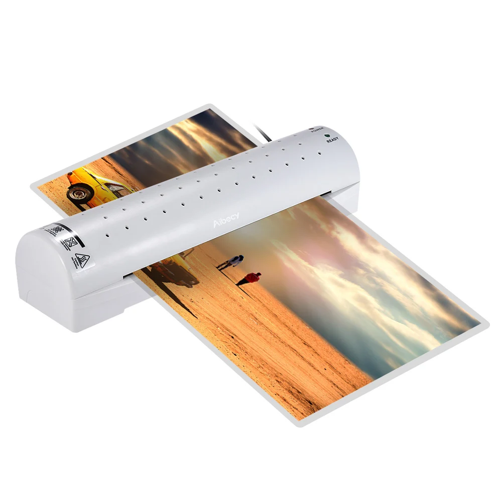A4 Photo/Paper/Document Hot Cold Laminator 2 Rollers Quick Warming Up