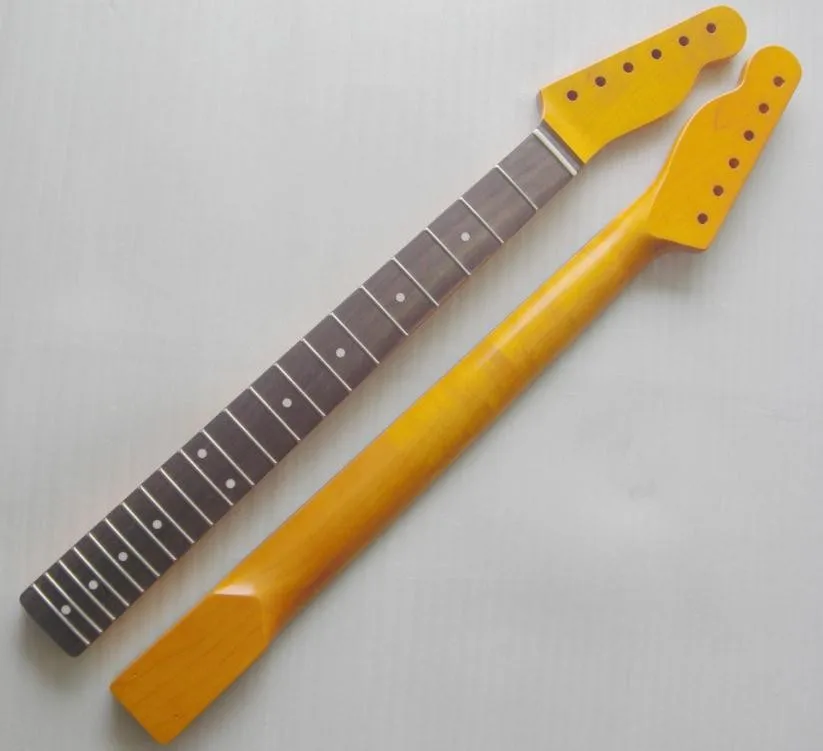 21 Fret inlay dots Rosewood fingerboard maple Electric Guitar Neck