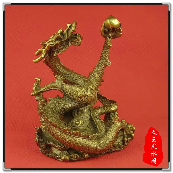 

Pure Bronze statue copper dragon copper zodiac decoration