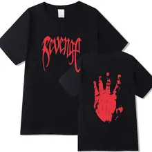 Xxxtentacion месть Футболка Мужская/Женская рэпер футболка camisetas hombre уличная Xxxtentacion Футболка мужская